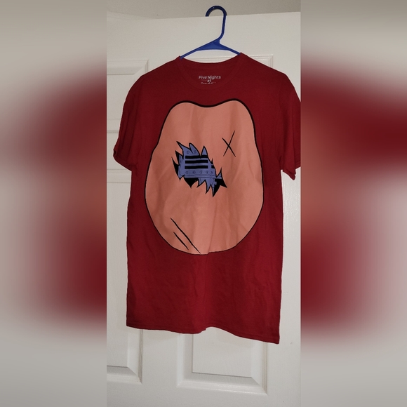 Five Nights at Freddy's Shirt - Red - Medium - Picture 1 of 2